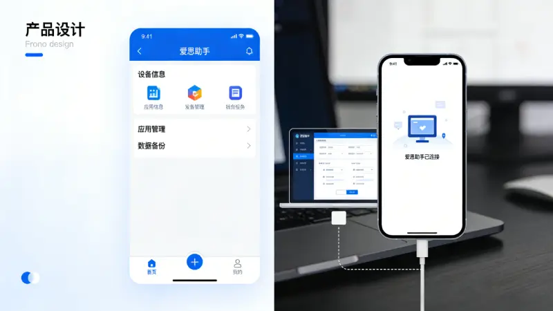 刷机前爱思助手备份数据操作界面